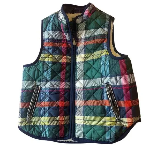 Girls winter vest LOT size 5/6 puffer and fleece - Picture 2 of 7